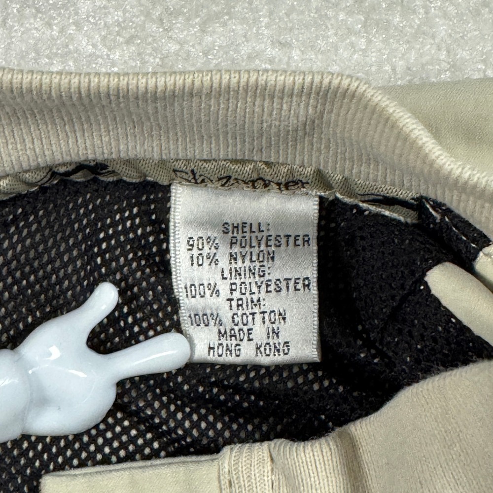 Slazenger Mens Beige Golf Pullover‎ Windbreaker Jacket L Nevillewood CC - Picture 4 of 10